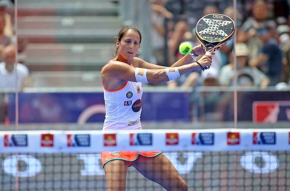 Gemma Triay padel action